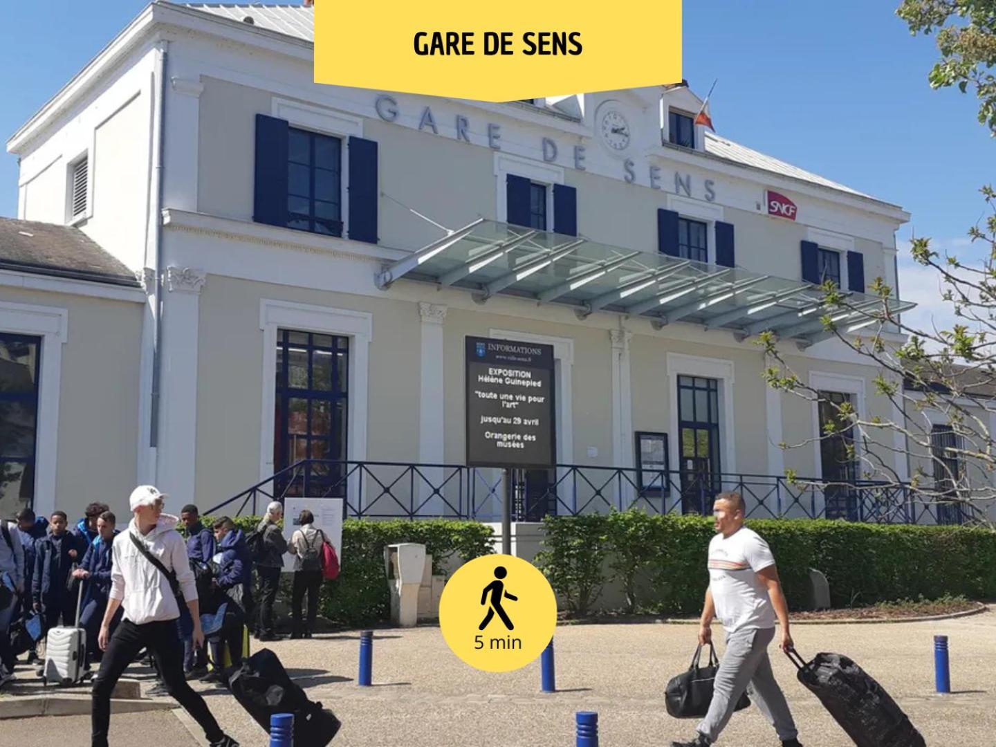 Le Subtil - Best Keys - Elegance & Confort - 2 Chambres Separees - Lit Queen Size - Smart Tv Netflix - Entre Gare & Centre Ville - A 1H De Paris - Wifi Fibre - Check-In Autonome Sens Exteriör bild